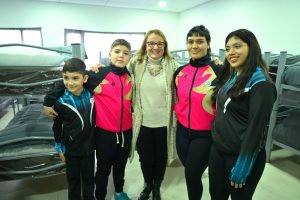 Alicia inauguró obras y homenajeó a veteranos de guerra de Malvinas en Puerto Santa Cruz