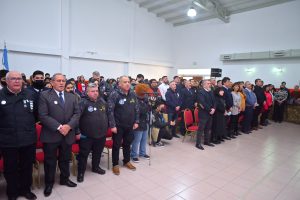 Alicia inauguró obras y homenajeó a veteranos de guerra de Malvinas en Puerto Santa Cruz