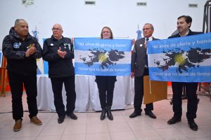 Alicia inauguró obras y homenajeó a veteranos de guerra de Malvinas en Puerto Santa Cruz