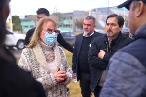 Alicia inauguró obras y homenajeó a veteranos de guerra de Malvinas en Puerto Santa Cruz