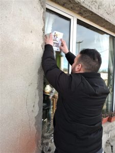 Culminó el marcado de puntos seguros en el barrio San Benito de Río Gallegos