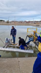 Servicios Públicos observó los avances en los trabajos que se concretan en planta de tratamiento de efluentes cloacales