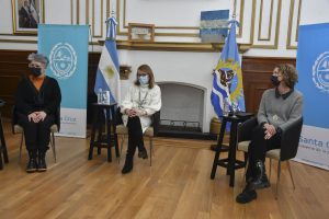 Alicia participó de la apertura de la capacitación sobre la Ley Micaela en Casa de Gobierno