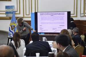 Alicia participó de la apertura de la capacitación sobre la Ley Micaela en Casa de Gobierno