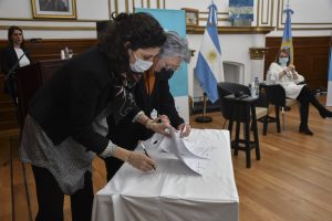 Alicia participó de la apertura de la capacitación sobre la Ley Micaela en Casa de Gobierno
