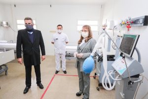Alicia recorrió el Hospital Militar junto al Ministro de Defensa de la Nación