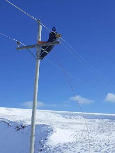 Servicios Públicos continúa trabajando en localidades de la provincia