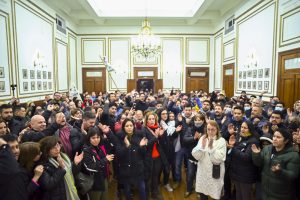 Alicia: “Tenemos que trabajar por la paz social y la democracia”