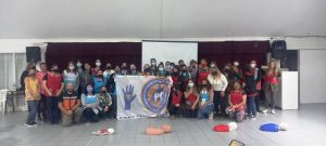Caleta Olivia: Capacitaron a estudiantes y docentes en RCP, OVA y primeros auxilios
