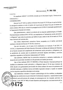 La gobernadora firmó el Decreto que habilita nuevas actividades y salidas de esparcimiento