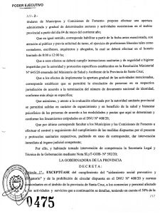 La gobernadora firmó el Decreto que habilita nuevas actividades y salidas de esparcimiento