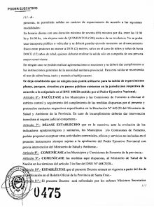 La gobernadora firmó el Decreto que habilita nuevas actividades y salidas de esparcimiento