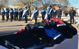 De La Torre: “Esta autobomba está destinada al servicio de la comunidad de Puerto San Julián”