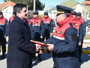 De La Torre: “Esta autobomba está destinada al servicio de la comunidad de Puerto San Julián”