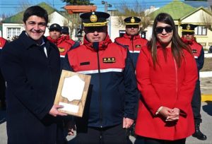 De La Torre: “Esta autobomba está destinada al servicio de la comunidad de Puerto San Julián”
