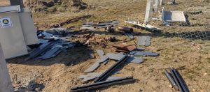 Se registraron actos de vandalismo y hurto en patrimonio del Estado