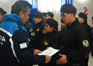 Personal del Comando Radioeléctrico y Armada Argentina culminaron curso de Métodos de Acciones de Seguridad Urbana