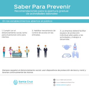 Recomendaciones para la apertura gradual de actividades laborales