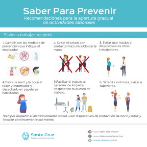 Recomendaciones para la apertura gradual de actividades laborales