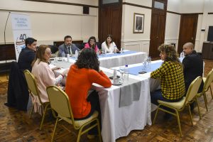 Alicia recibió a autoridades nacionales para dialogar sobre dispositivos duales
