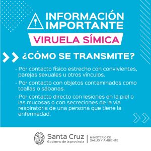 Confirman como positivo caso de Viruela Símica en Santa Cruz