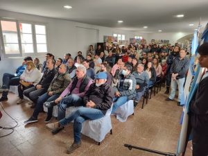 Hechos Para Crecer: Alicia encabezó el acto de puesta en marcha de la obra sobre la Ruta N° 39