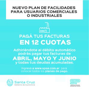 Servicios públicos ofrece planes de pago para residenciales, comerciales y/o industriales
