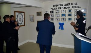 Se inauguró galería de fotos de ex jefes de la Dirección General de Policía en Función Judicial