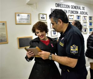 Se inauguró galería de fotos de ex jefes de la Dirección General de Policía en Función Judicial