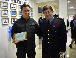 Se inauguró galería de fotos de ex jefes de la Dirección General de Policía en Función Judicial