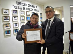 Se inauguró galería de fotos de ex jefes de la Dirección General de Policía en Función Judicial