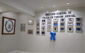Se inauguró galería de fotos de ex jefes de la Dirección General de Policía en Función Judicial