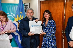 Alicia recibió a autoridades de Yacimientos Mineros de Agua de Dionisio de Catamarca