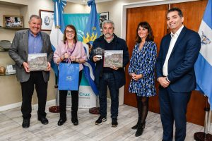 Alicia recibió a autoridades de Yacimientos Mineros de Agua de Dionisio de Catamarca
