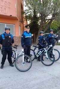 La Policía despliega trabajos operativos en Caleta Olivia