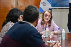 Alicia se reunió con integrantes de la agrupación HIJOS en Casa de Gobierno