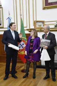 Alicia recibió al embajador de la República Portuguesa en Casa de Gobierno