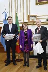Alicia recibió al embajador de la República Portuguesa en Casa de Gobierno