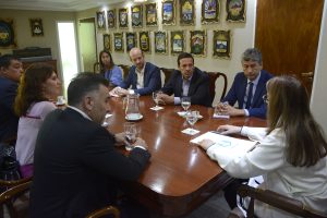 Alicia recibió a representantes de Newmont