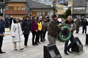 Alicia homenajeó a los veteranos de Guerra de Malvinas en Ushuaia