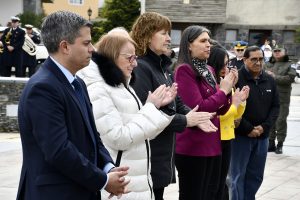 Alicia homenajeó a los veteranos de Guerra de Malvinas en Ushuaia