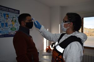 Fuerte trabajo de Protección Civil en el Paso Integración Austral