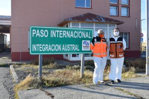 Fuerte trabajo de Protección Civil en el Paso Integración Austral