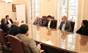 Alicia encabezó la firma de un convenio con la Escuela de Abogados de la Nación