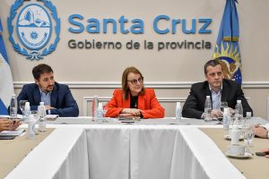 Alicia recibió en audiencia al directorio de la Caja de Servicios Sociales