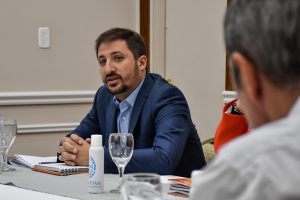 Alicia recibió en audiencia al directorio de la Caja de Servicios Sociales