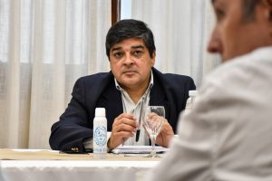 Alicia recibió en audiencia al directorio de la Caja de Servicios Sociales