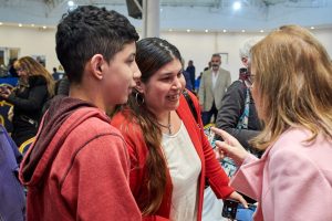 Alicia acompañó el acto por el Día de las Iglesias Evangélicas