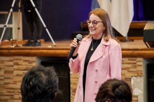 Alicia acompañó el acto por el Día de las Iglesias Evangélicas