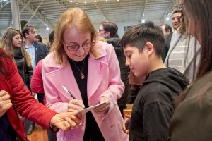 Alicia acompañó el acto por el Día de las Iglesias Evangélicas
